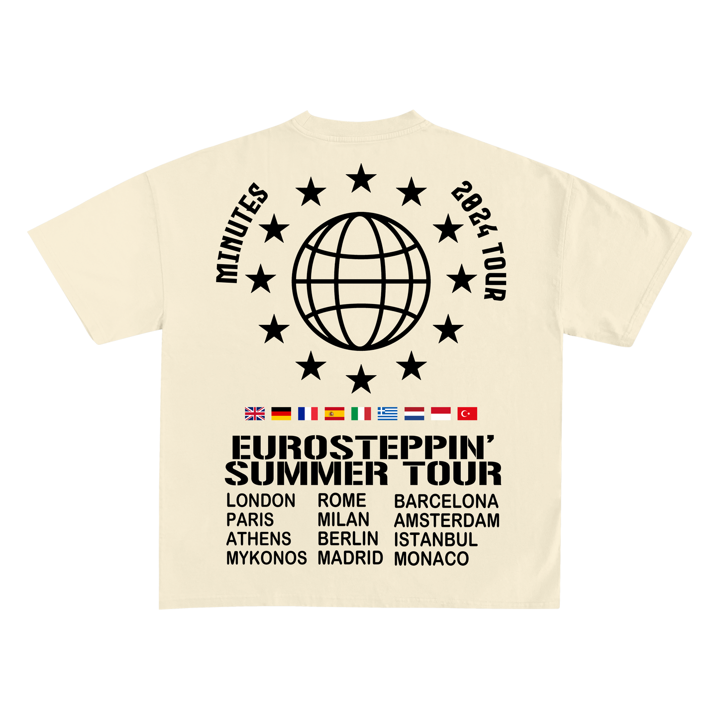 Eurosteppin' Luxury Tee - CREAM