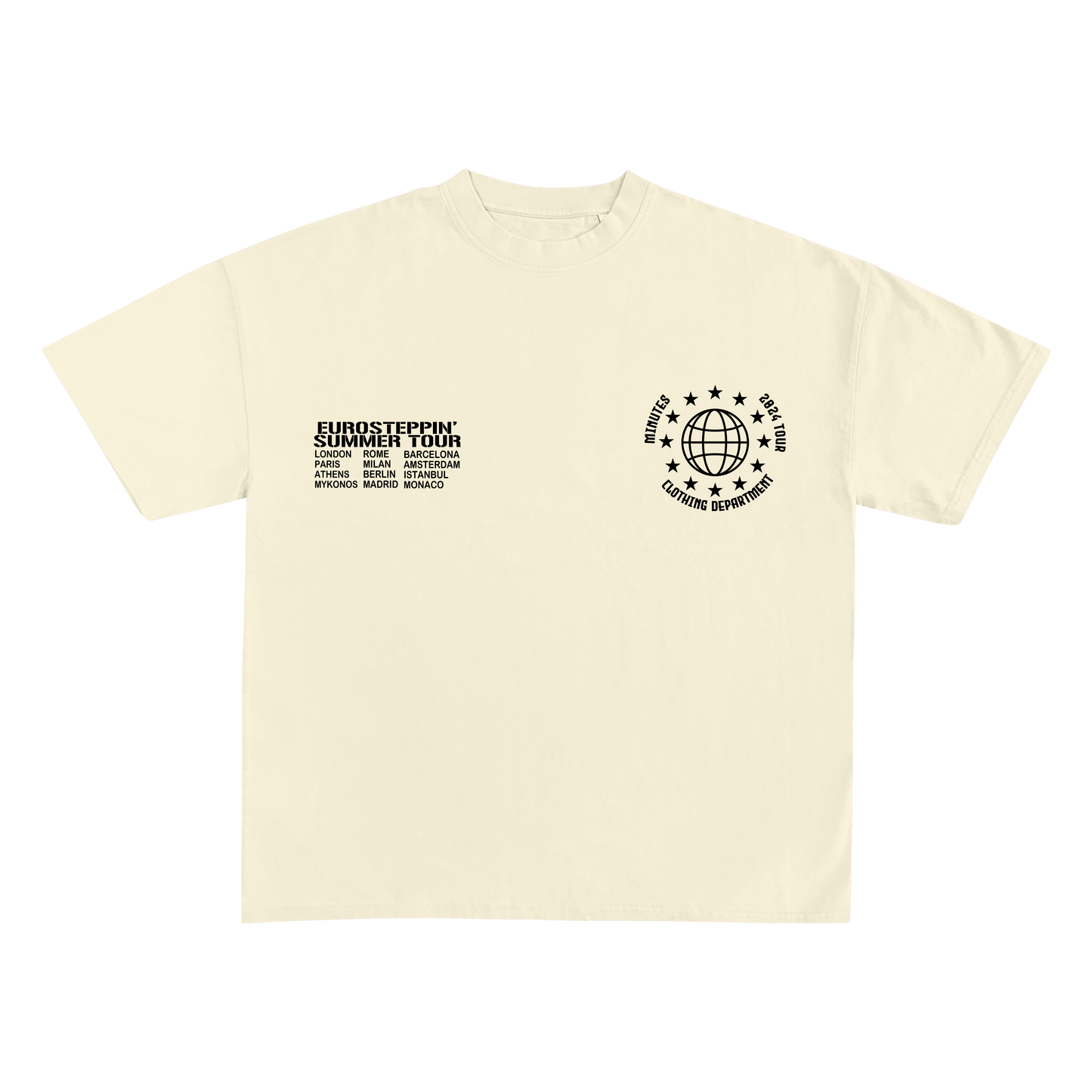 Eurosteppin' Luxury Tee - CREAM